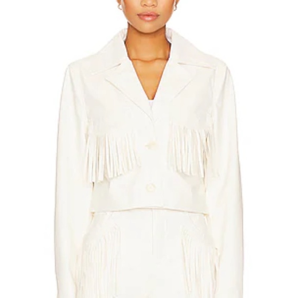 Line & Dot Selena Fringe Jacket